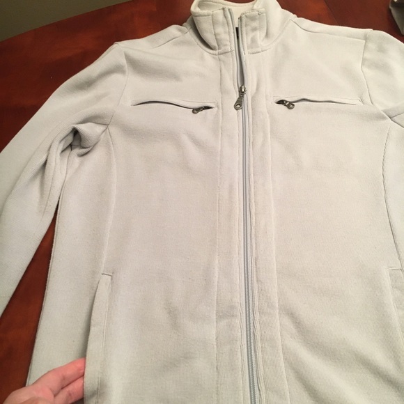 Men’s zip-up Cotton blend sweater - Picture 3 of 7